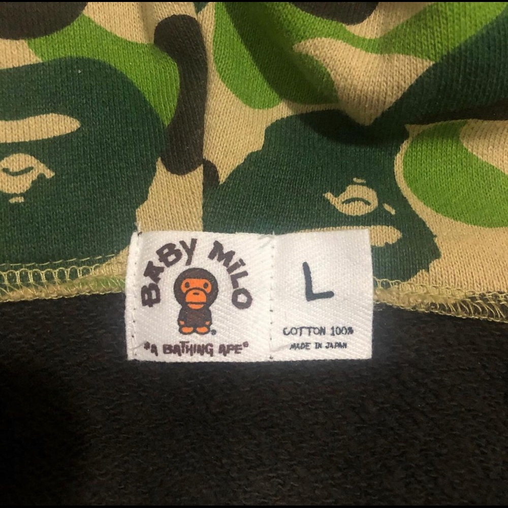 BABY MILO GREEN CAMO HOODIE - Picture 6 of 10